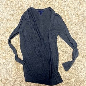 Small Gap Cardigan, dark grey